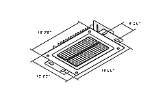 DI-VL-CP100W-R Dimensions